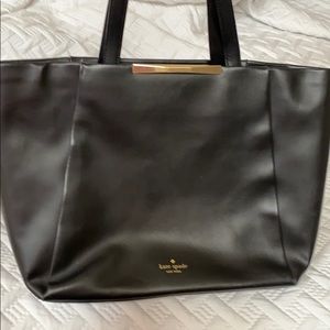 Kate Spade Black Leather Tote